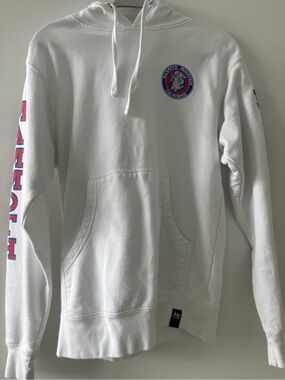 White Pullover Hoodie - Men's